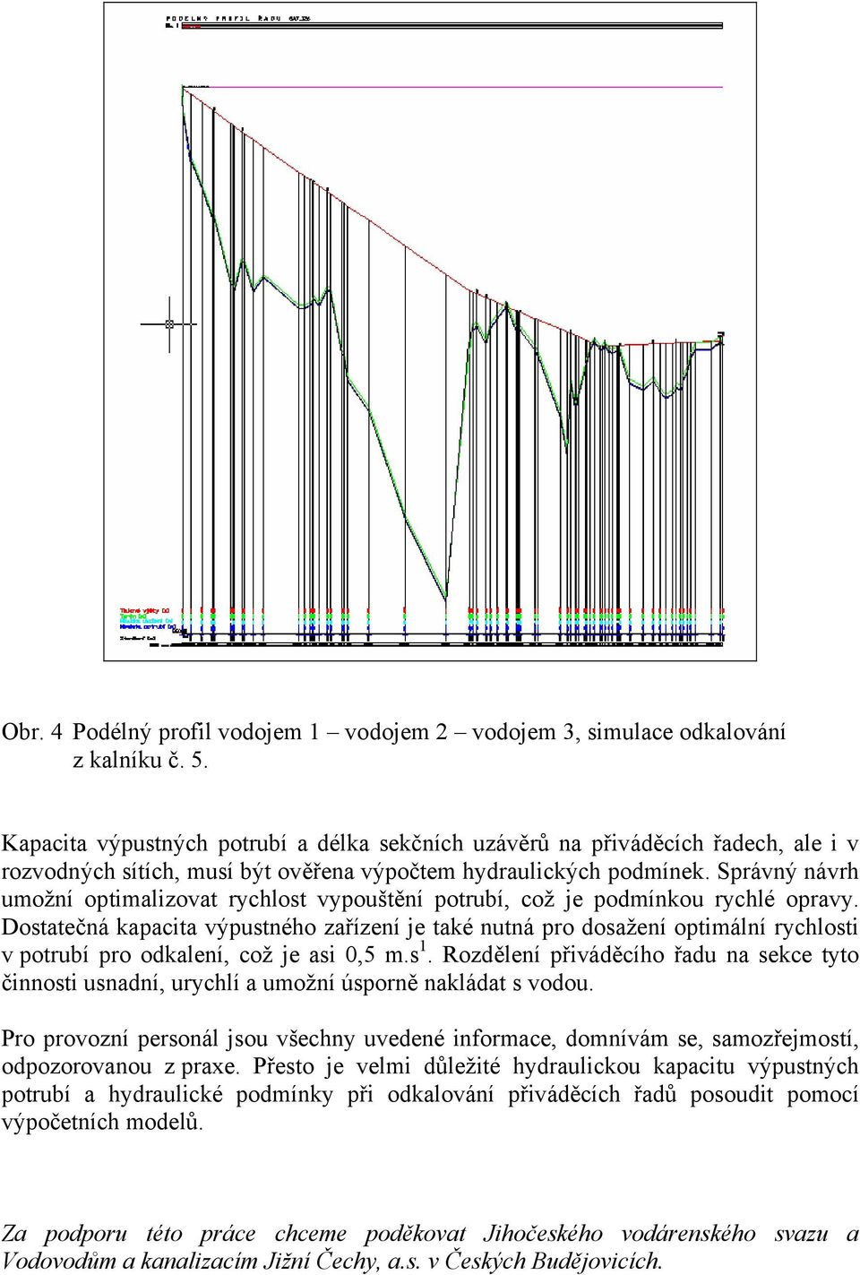 Správný návrh umožní optimalizovat rychlost vypouštění potrubí, což je podmínkou rychlé opravy.