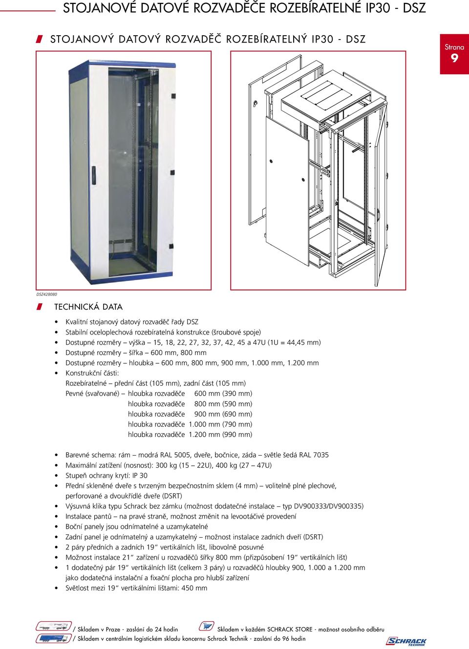 mm, 800 mm, 900 mm, 1.000 mm, 1.