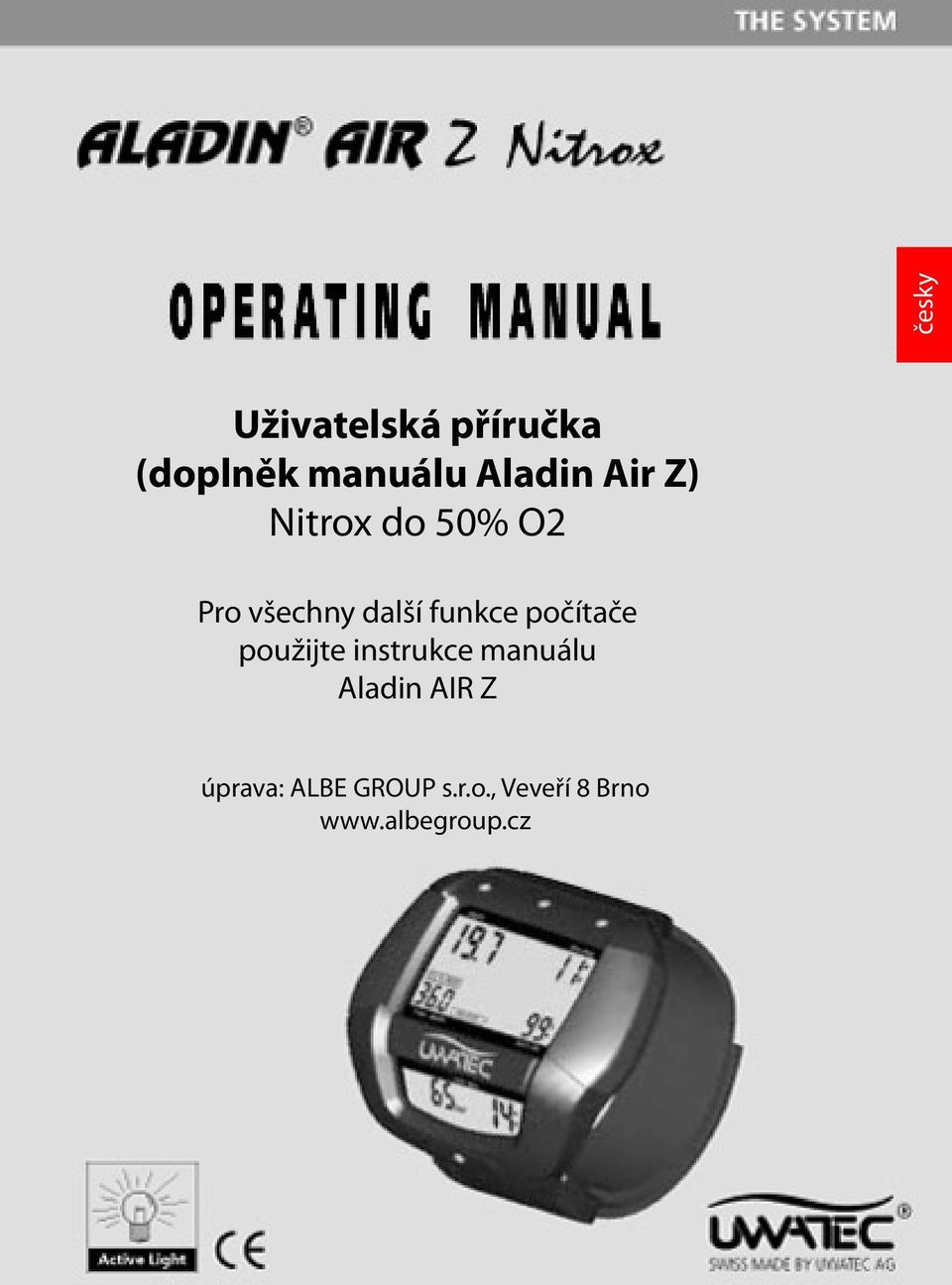 počítače použijte instrukce manuálu Aladin AIR Z