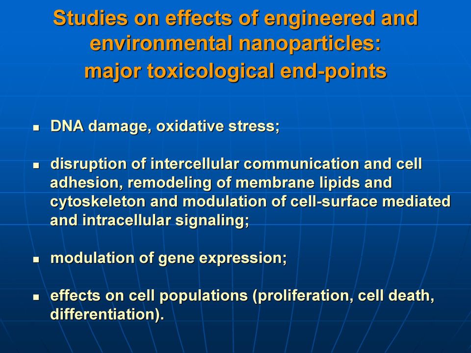 membrane lipids and cytoskeleton and modulation of cell-surface mediated and intracellular signaling;