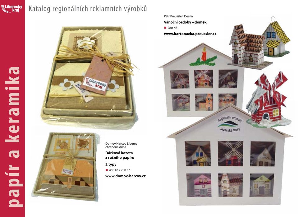 cz papír a keramika Domov Harcov Liberec chráněná