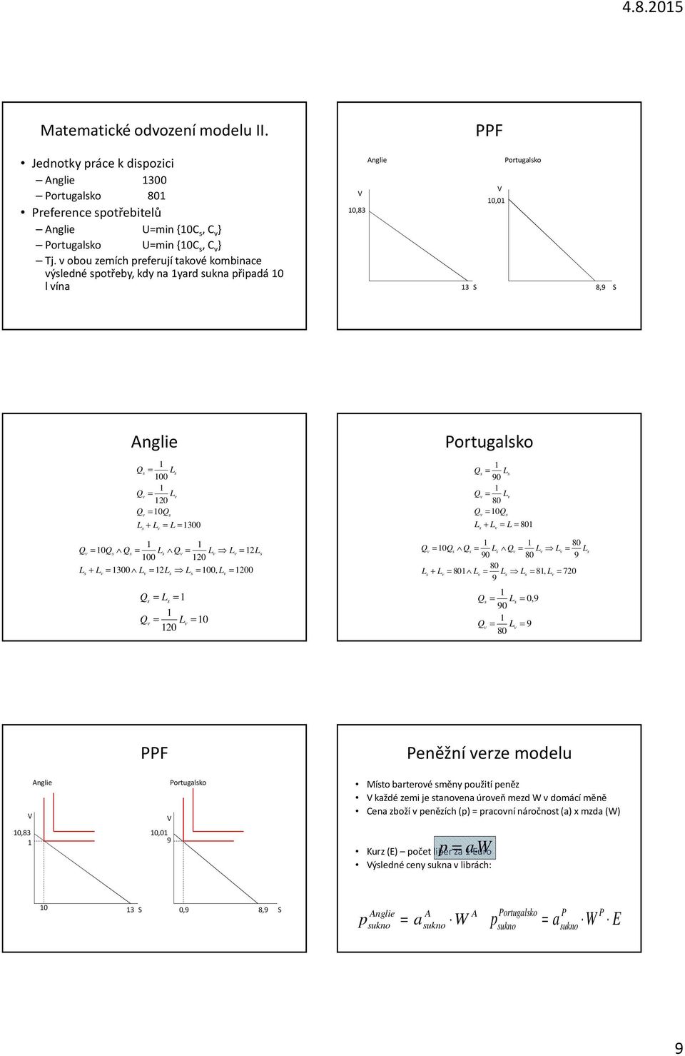 80 Q = 0Q L + L = L = 80 Q = 0Q Q = L Q = L L = 2L 00 20 L + L = 300 L = 2L L = 00, L = 200 Q = L = Q = L = 0 20 80 Q = 0Q Q = L Q = L L = L 90 80 9 80 L + L = 80 L = L L = 8, L = 720 9 Q = L = 0,9