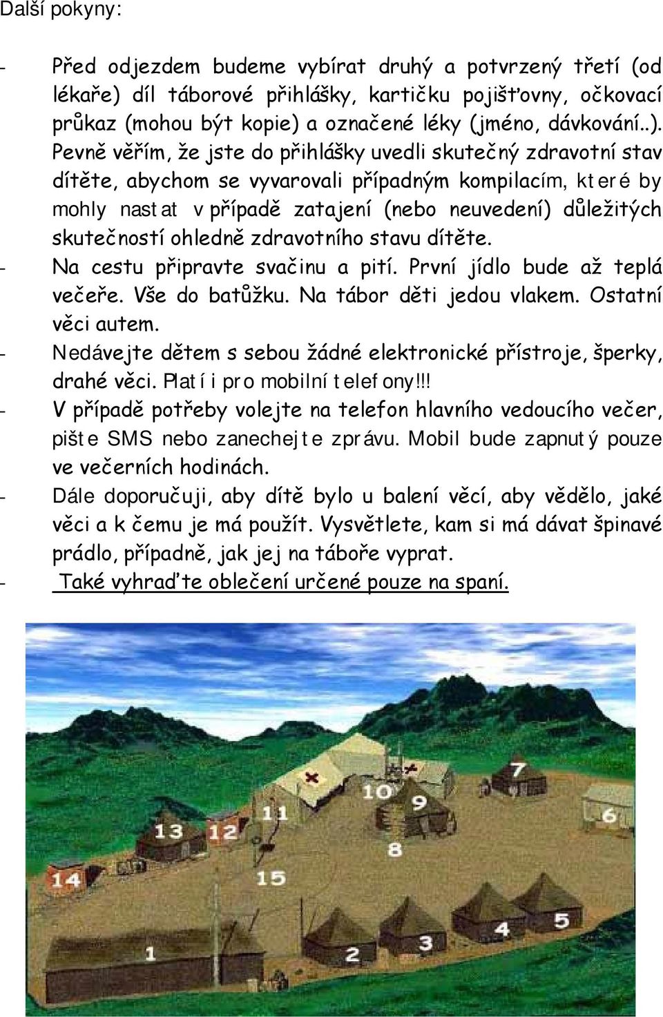 a označené léky (jméno, dávkování..).