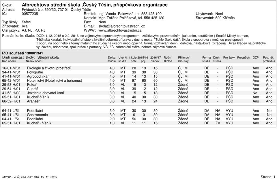 Individuální přístup a kvalitní odborná příprava v duchu motta: "Tuhle školu dáš".