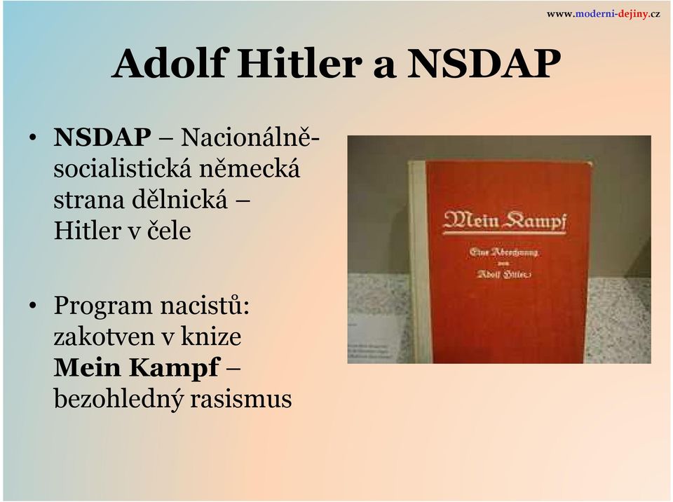 dělnická Hitler v čele Program