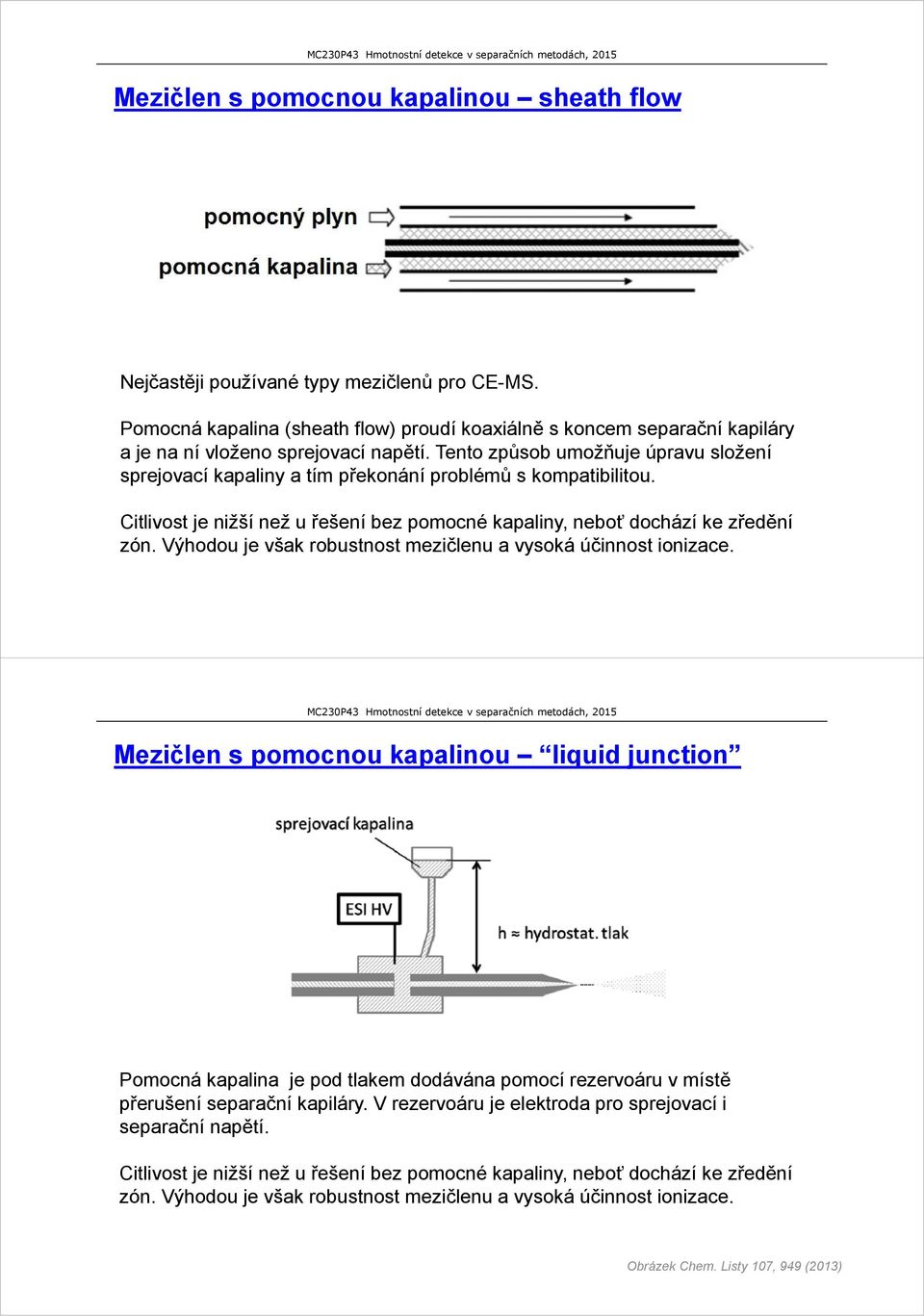 Kapilární elektroforéza ve spojení s MS - PDF Stažení zdarma