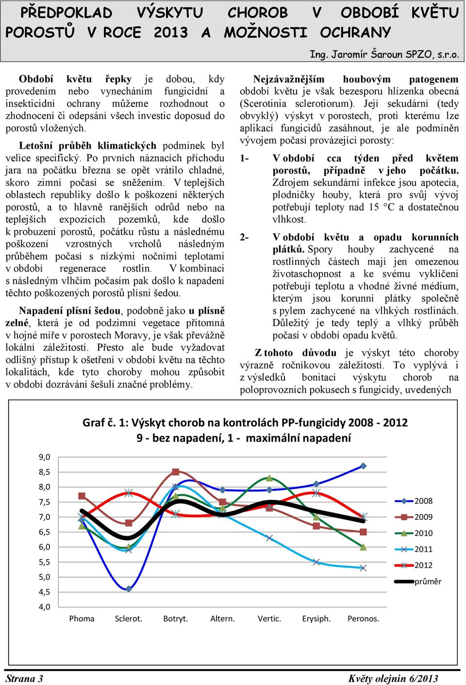 Letošní průběh klimatických podmínek byl velice specifický. Po prvních náznacích příchodu jara na počátku března se opět vrátilo chladné, skoro zimní počasí se sněžením.
