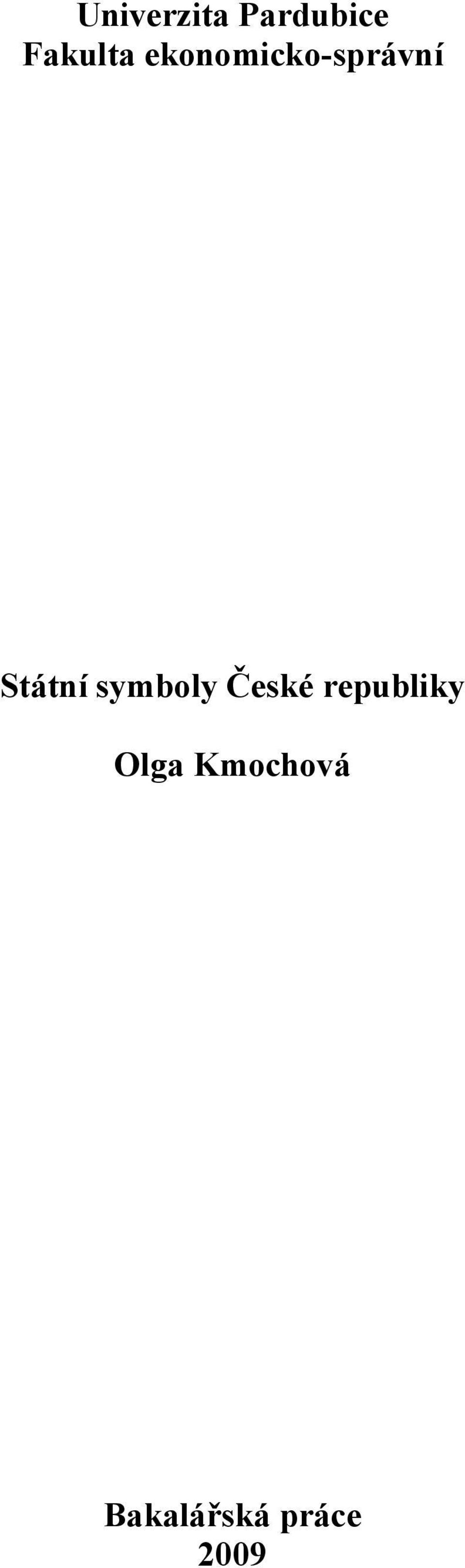 symboly České republiky Olga