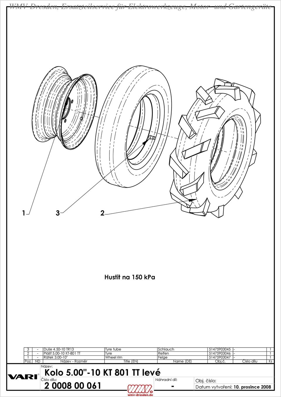 00-0 KT-80 TT Tyre eifen 7006 - - áfek.