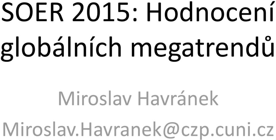 Miroslav Havránek