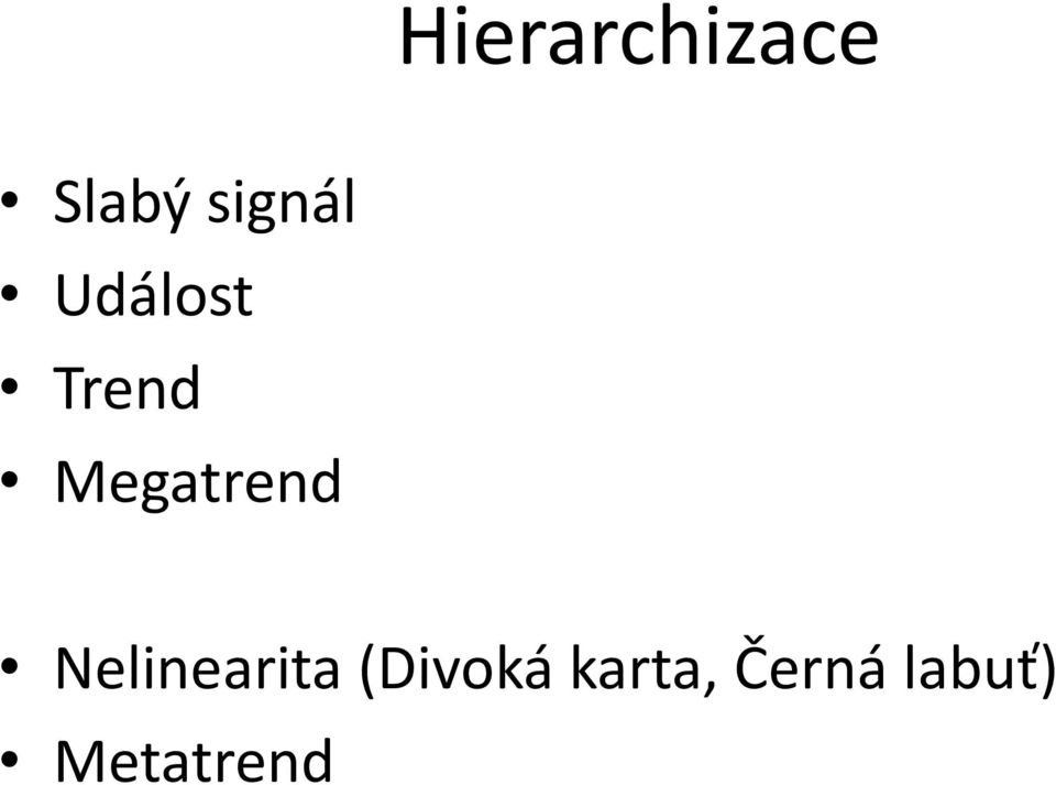 Megatrend Nelinearita