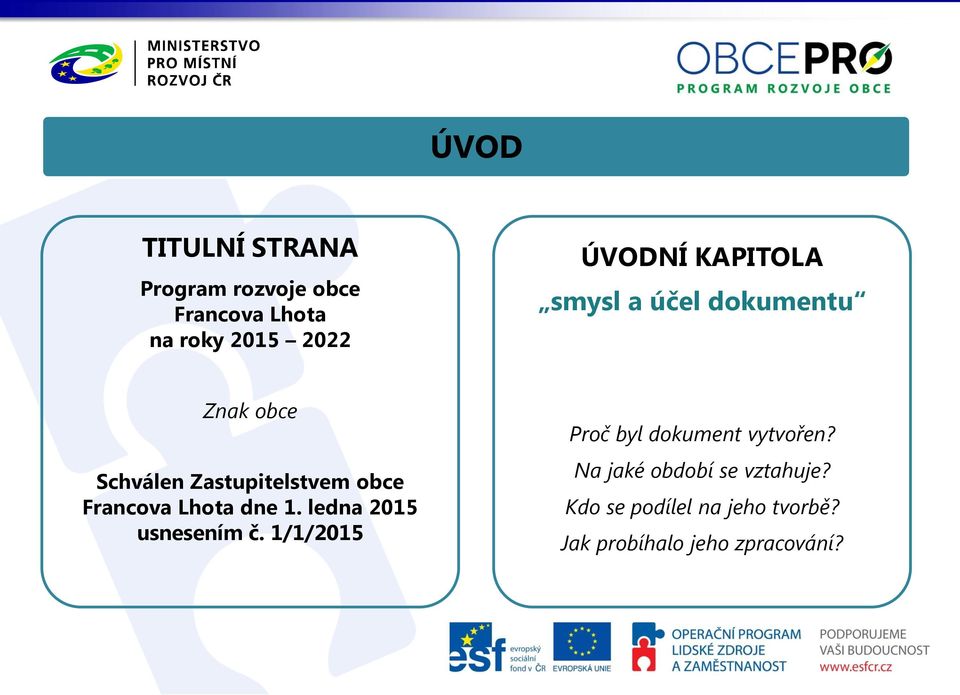 Lhota dne 1. ledna 2015 usnesením č. 1/1/2015 Proč byl dokument vytvořen?