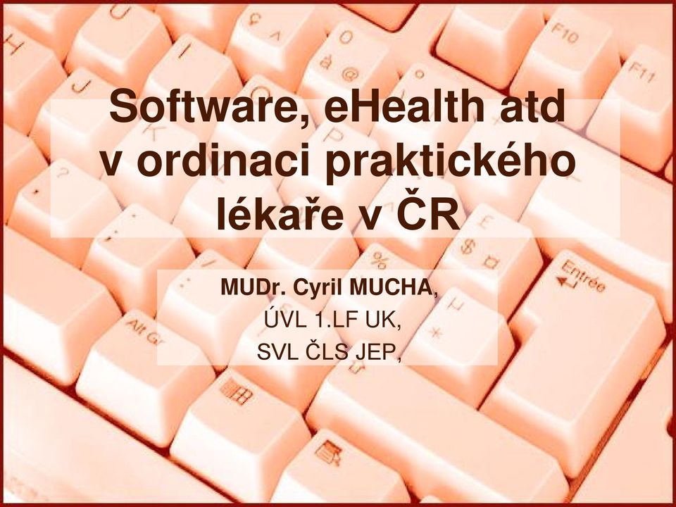 lékaře v ČR MUDr.