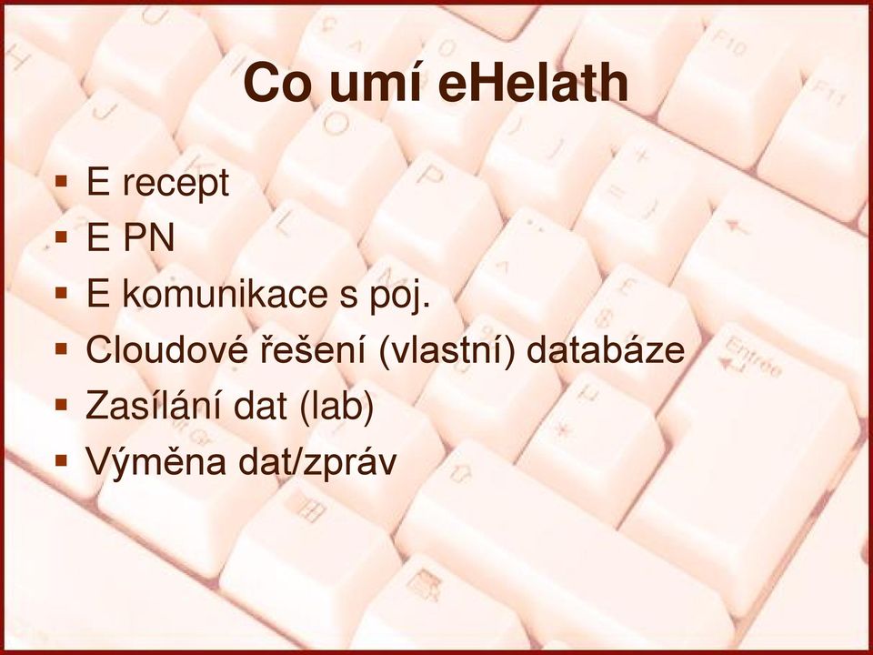 Cloudové řešení (vlastní)