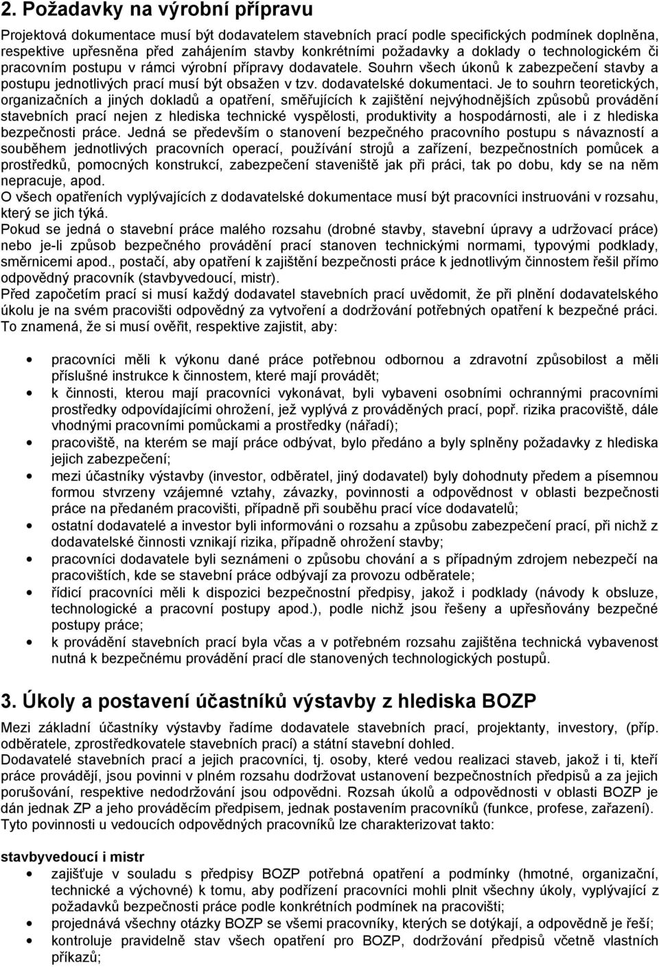dodavatelské dokumentaci.