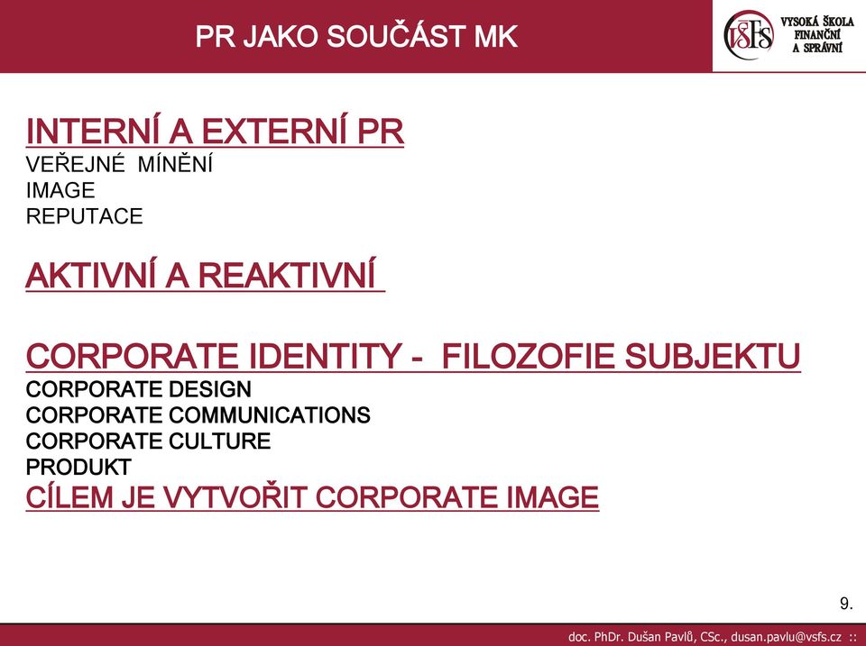 SUBJEKTU CORPORATE DESIGN CORPORATE COMMUNICATIONS