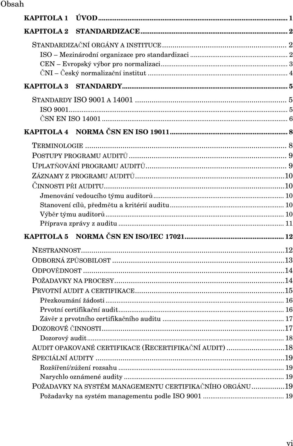 .. 8 POSTUPY PROGRAMU AUDITŮ... 9 UPLATŇOVÁNÍ PROGRAMU AUDITŮ... 9 ZÁZNAMY Z PROGRAMU AUDITŮ...10 ČINNOSTI PŘI AUDITU...10 Jmenování vedoucího týmu auditorů.