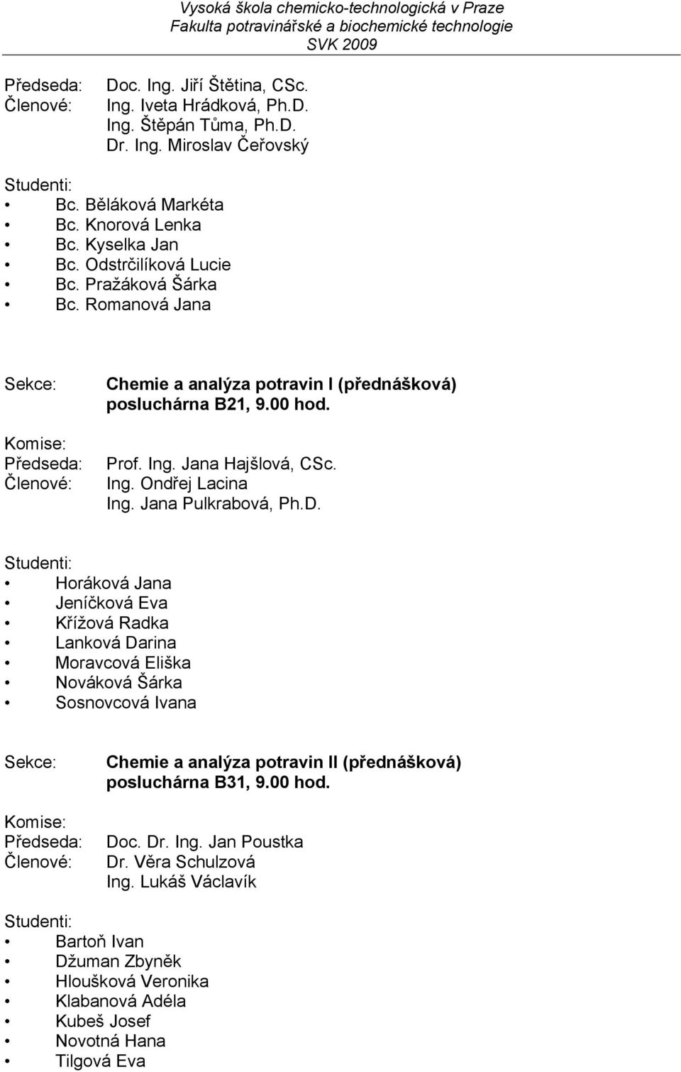 Jana Pulkrabová, Ph.D.