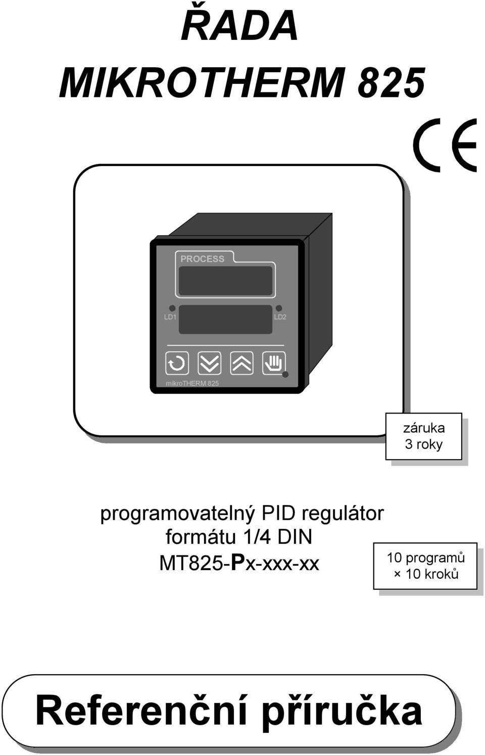 programovatelný PID regulátor formátu 1/4