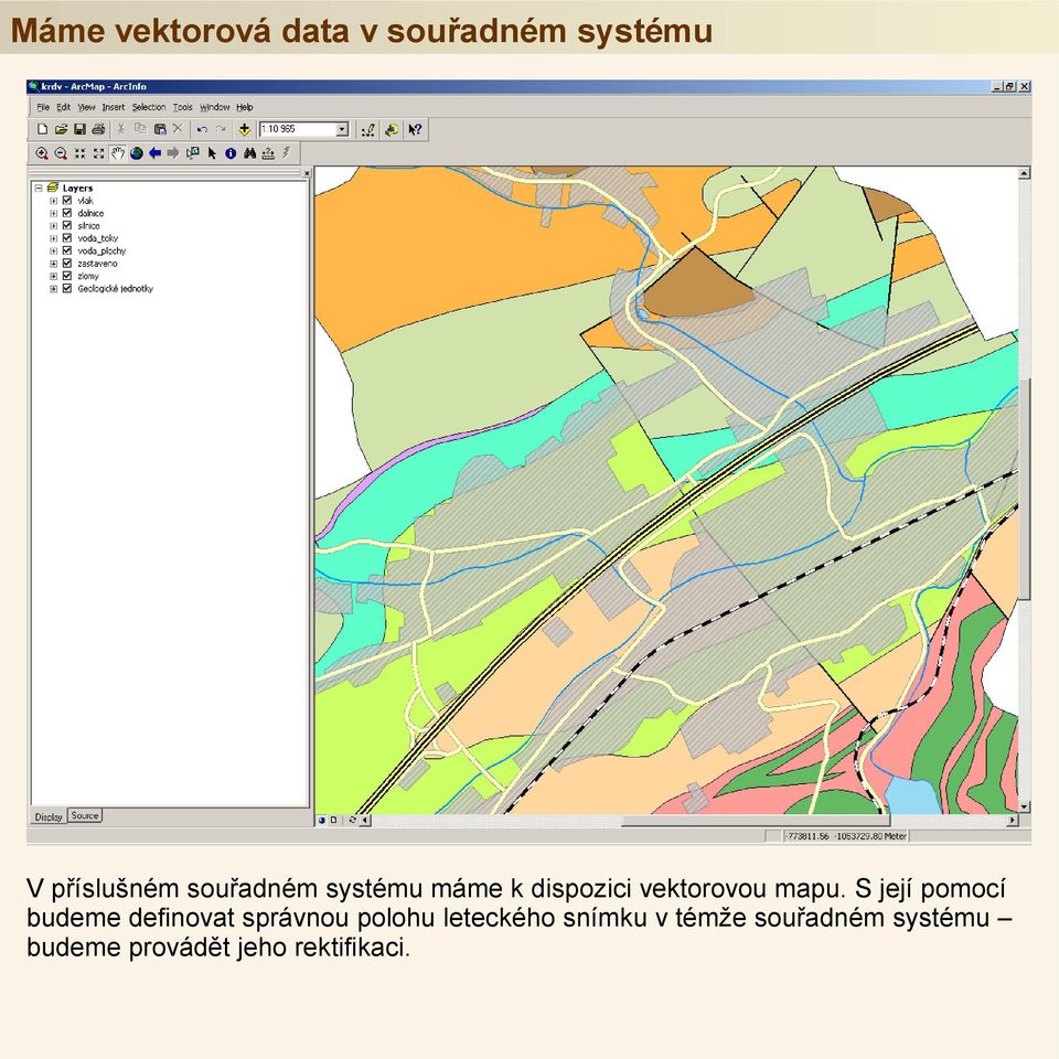 S její pomocí budeme definovat správnou polohu leteckého