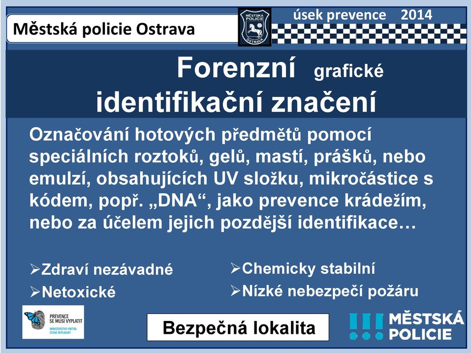 mikročástice s kódem, popř.
