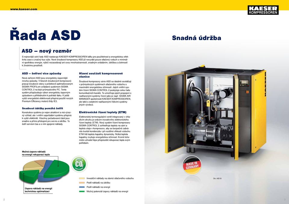 prostředí. ASD šetření více způsoby Nová zařízení ASD jsou energeticky úspornější mnoha způsoby.