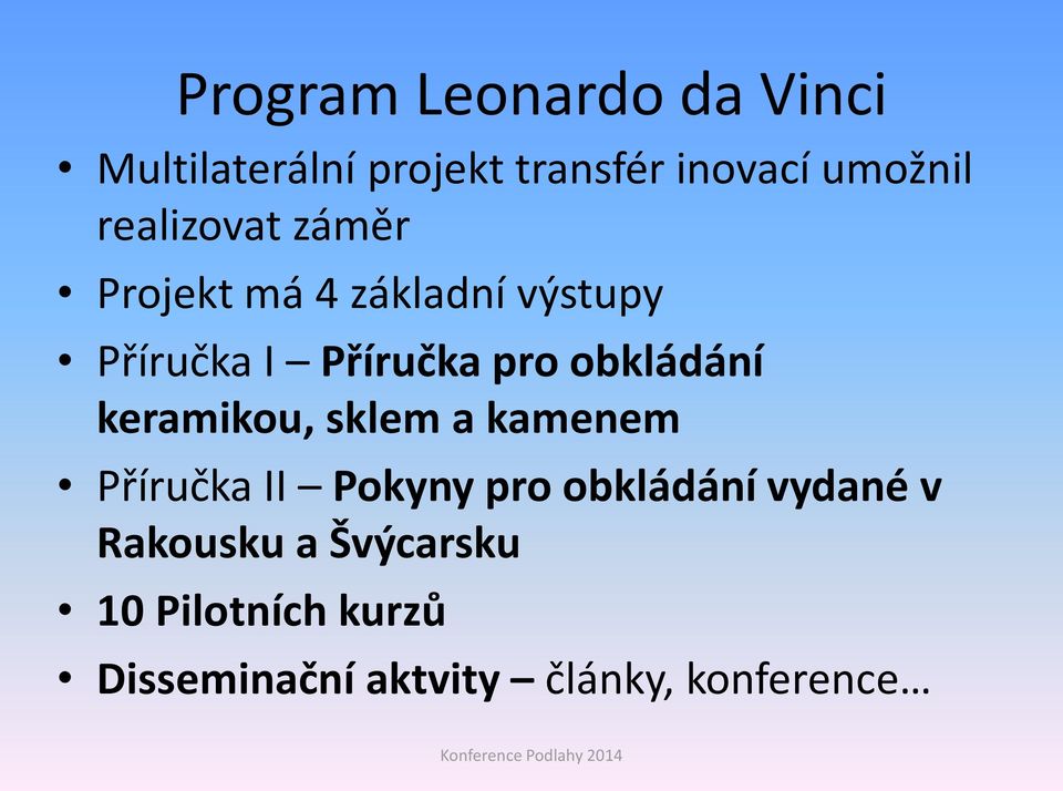 obkládání keramikou, sklem a kamenem Příručka II Pokyny pro obkládání