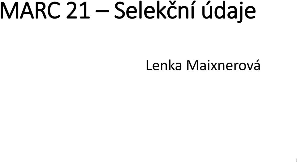 údaje