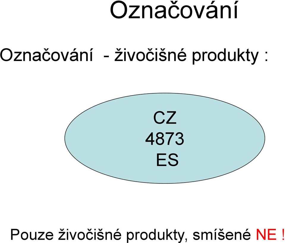 4873 ES Pouze živočišné