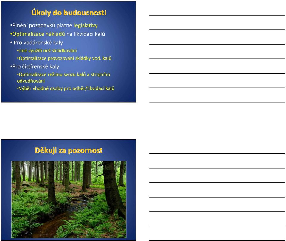 provozování skládky vod.