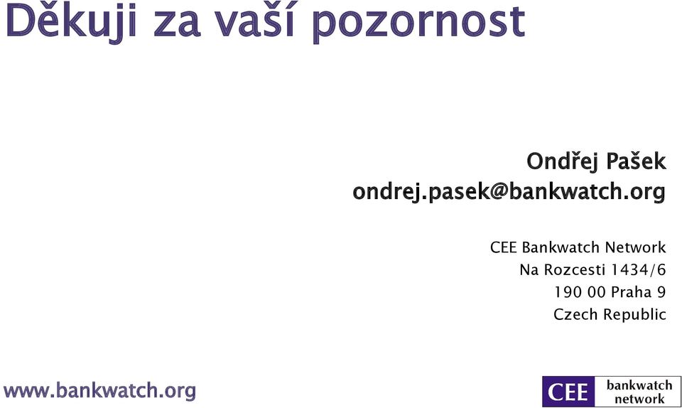 org CEE Bankwatch Network Na