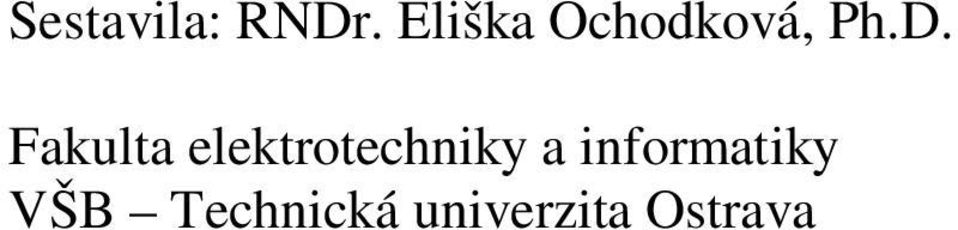 Fakulta elektrotechniky a