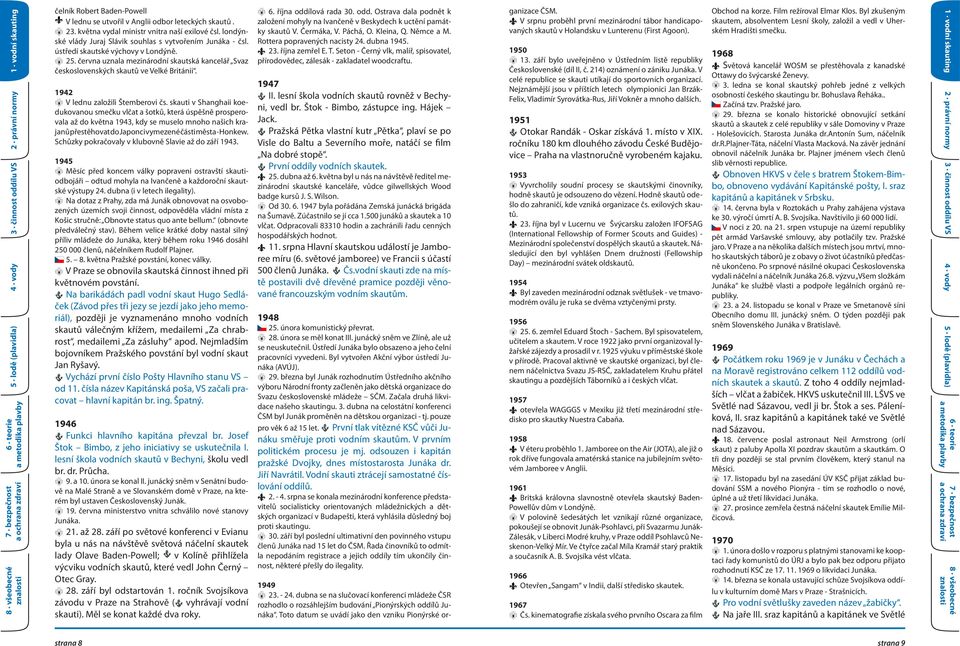 skauti v Shanghaii koedukovanou smečku vlčat a šotků, která úspěšně prosperovala až do května 1943, kdy se muselo mnoho našich krajanů přestěhovat do Japonci vymezené části města - Honkew.