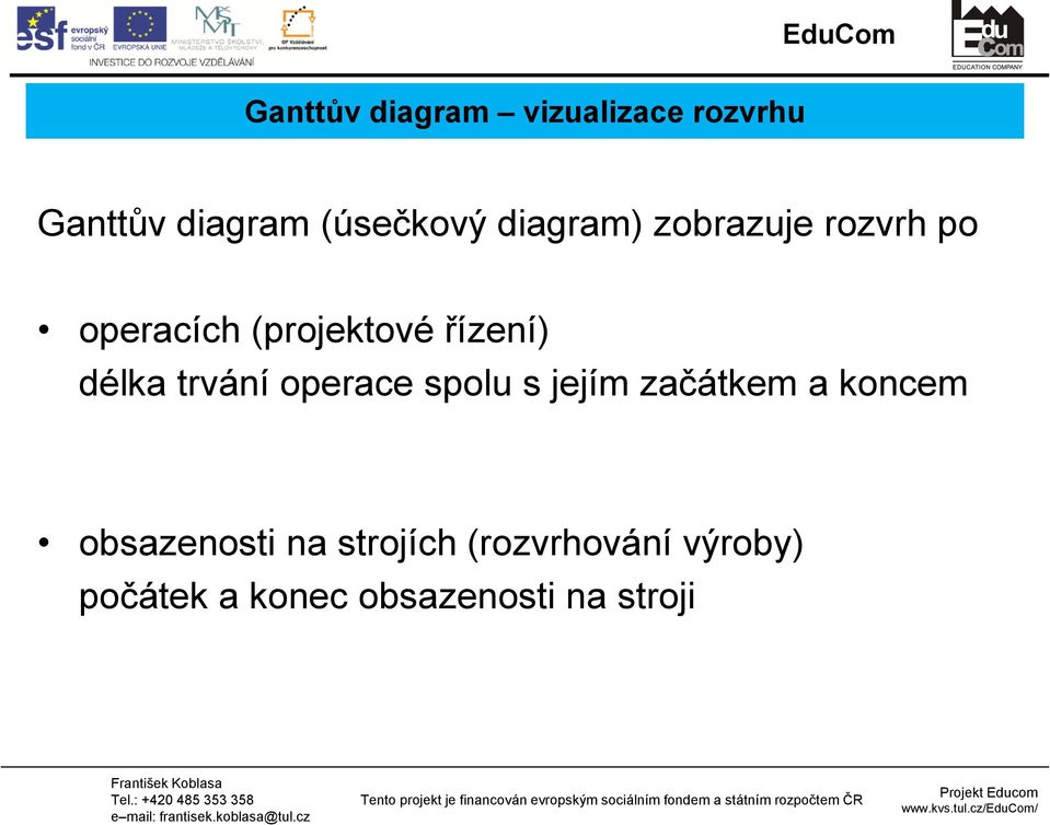 délka trvání operace spolu s jejím začátkem a koncem