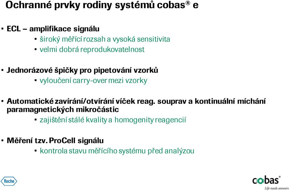 Automatické zavírání/otvírání víček reag.