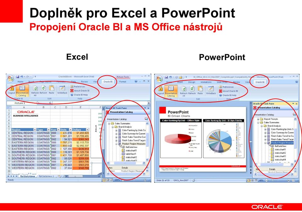 Oracle BI a MS Office