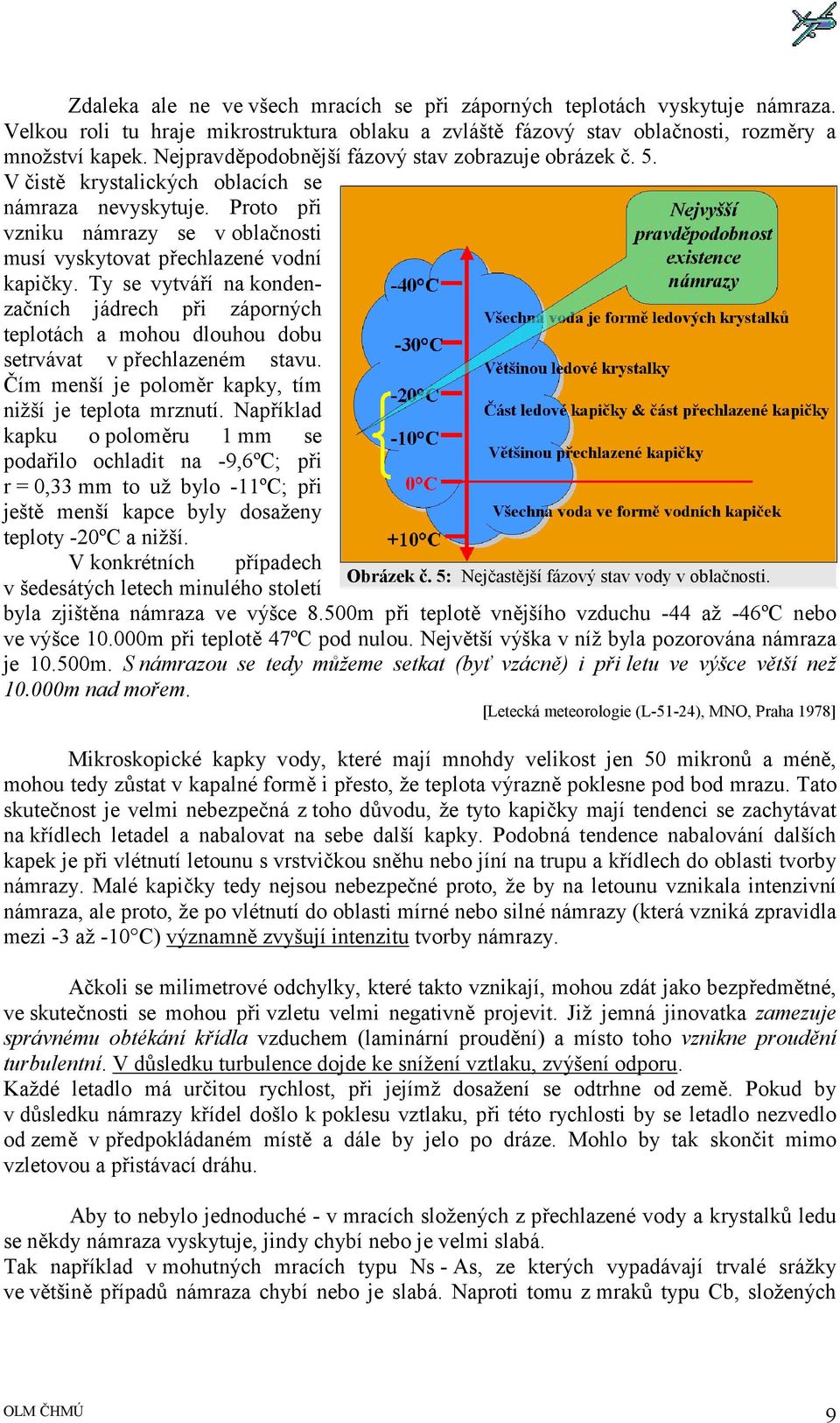 Ty se vytváří na kondenzačních jádrech při záporných teplotách a mohou dlouhou dobu setrvávat v přechlazeném stavu. Čím menší je poloměr kapky, tím nižší je teplota mrznutí.