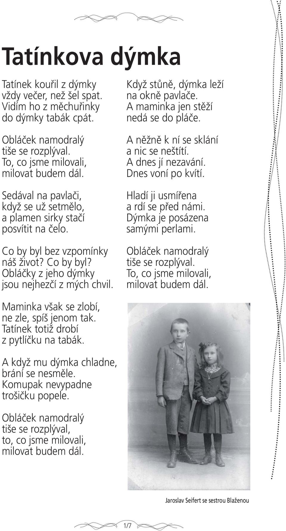 Jaroslav Seifert. slovem i obrazem 1/1 - PDF Stažení zdarma