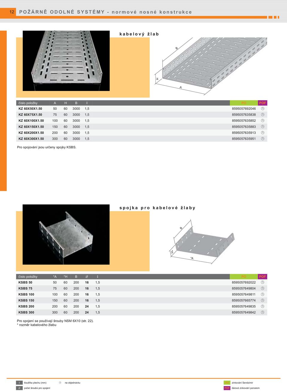 50 300 60 3000 1,5 8595057635951 Pro spojování jsou určeny spojky KSBS.