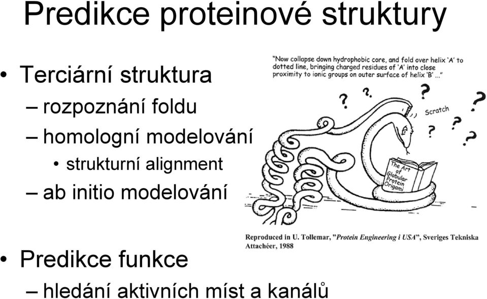 modelování strukturní alignment ab initio