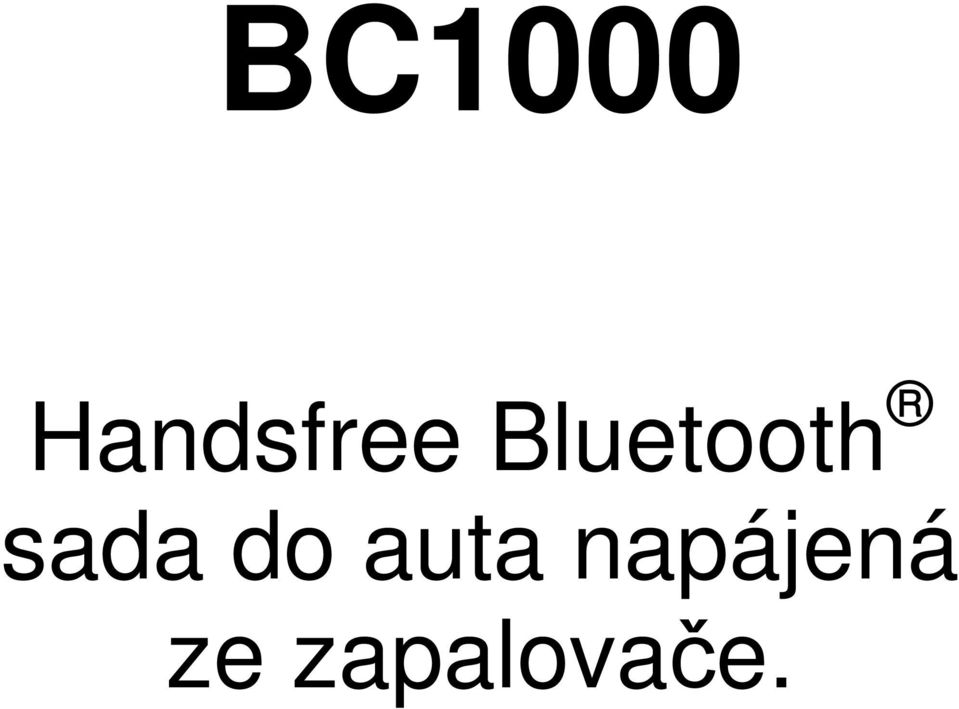 Bluetooth sada
