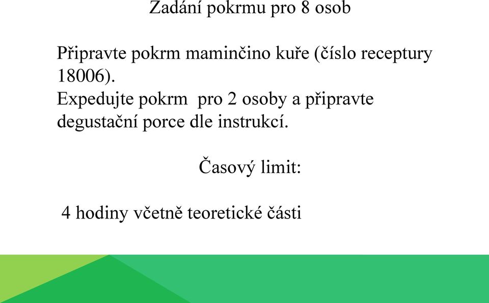 Expedujte pokrm pro 2 osoby a připravte