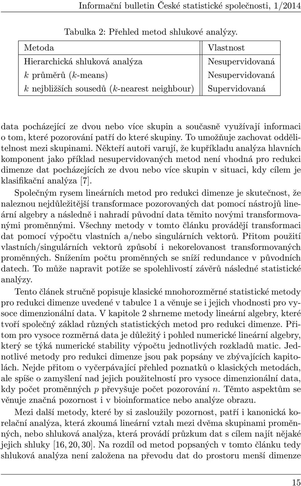 a současně využívají informaci o tom, které pozorování patří do které skupiny. To umožňuje zachovat oddělitelnost mezi skupinami.