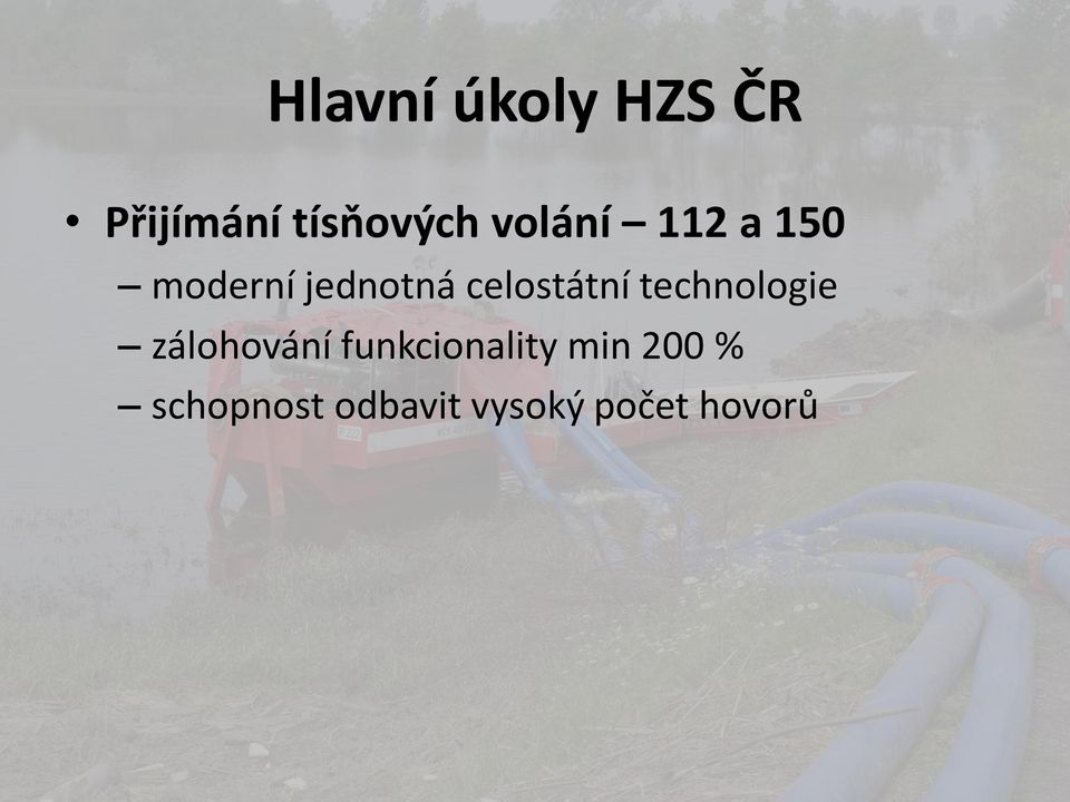 celostátní technologie zálohování