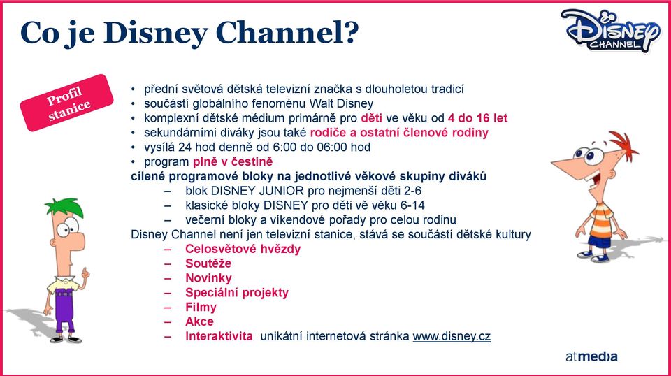 Disney Channel. Absolutní špička v zábavě pro děti a rodiny - PDF Stažení  zdarma