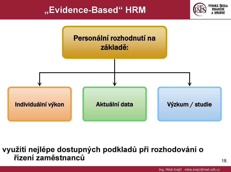 Výzkum / studie vyuţití nejlépe dostupných