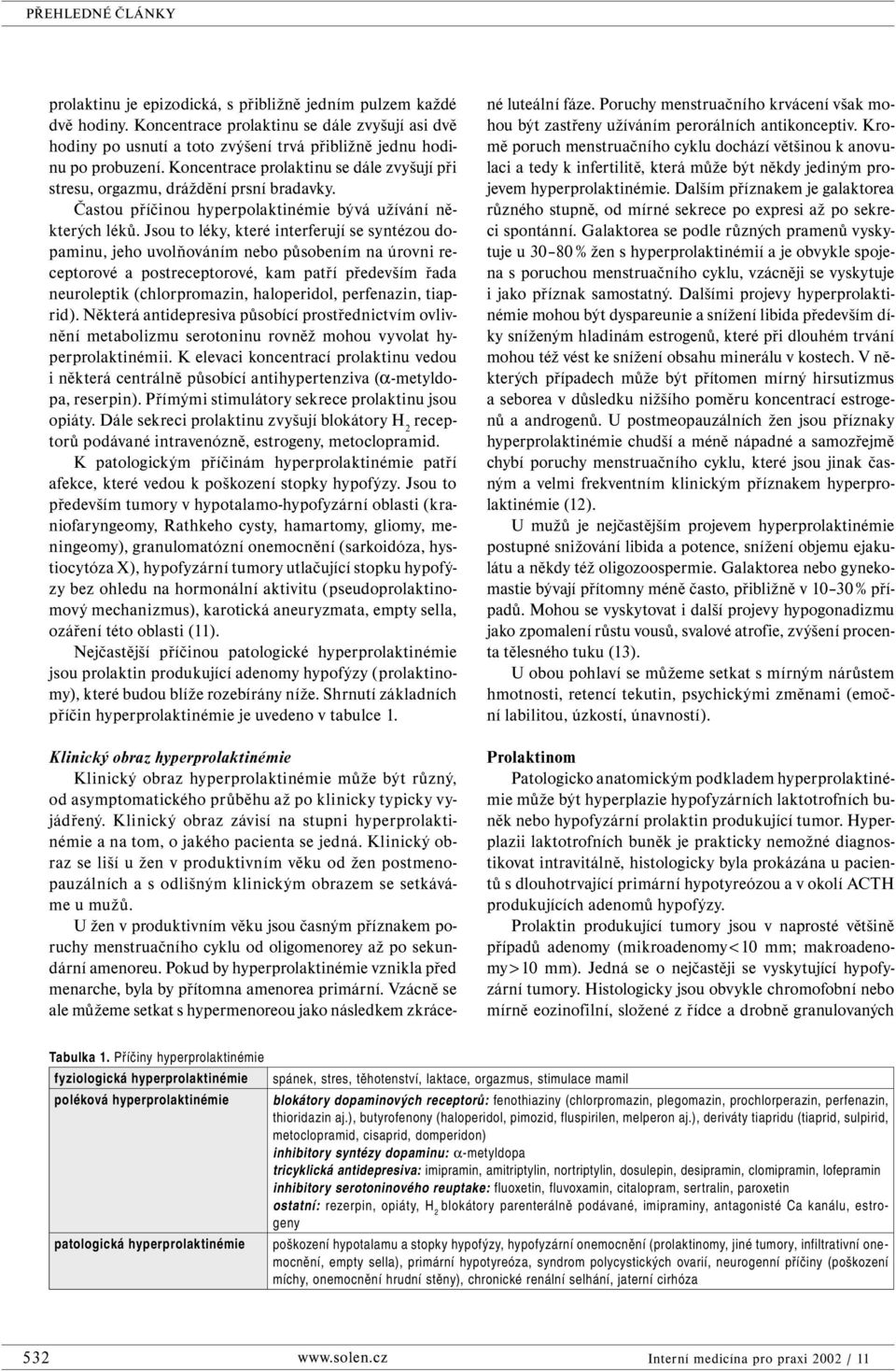 Jsou to léky, které interferují se syntézou dopaminu, jeho uvolňováním nebo působením na úrovni receptorové a postreceptorové, kam patří především řada neuroleptik (chlorpromazin, haloperidol,