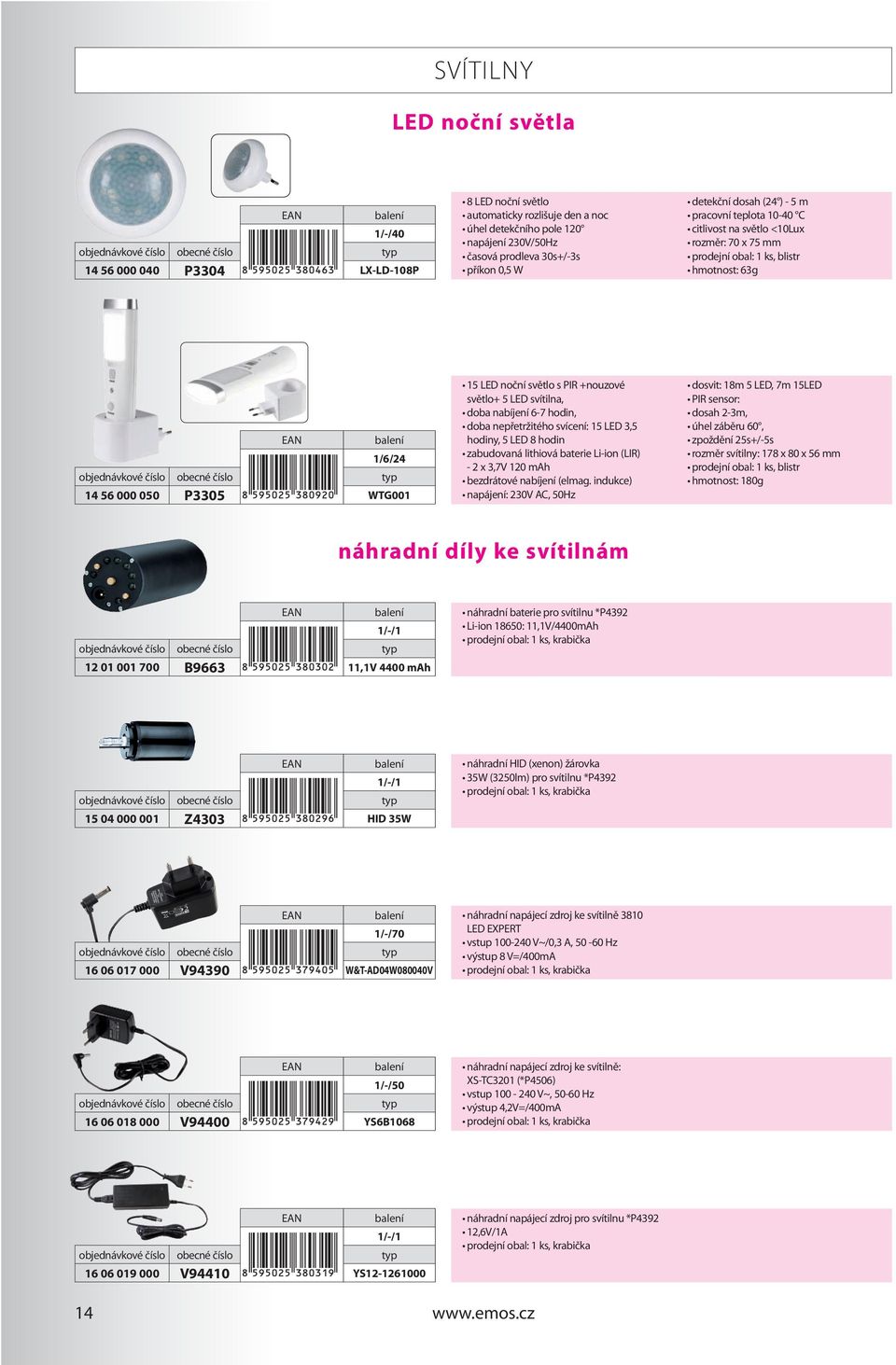 svítilna, doba nabíjení 6-7 hodin, doba nepřetržitého svícení: 15 LED 3,5 hodiny, 5 LED 8 hodin zabudovaná lithiová baterie Li-ion (LIR) - 2 x 3,7V 120 mah bezdrátové nabíjení (elmag.