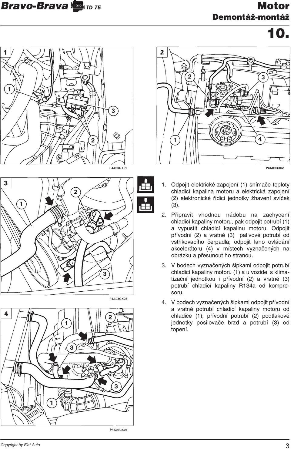 10. Obsah. strana. strana. - Demontáž řemene ventilového rozvodu 37 -  Nasazení a napnutí řemene ventilového rozvodu 39 - PDF Free Download