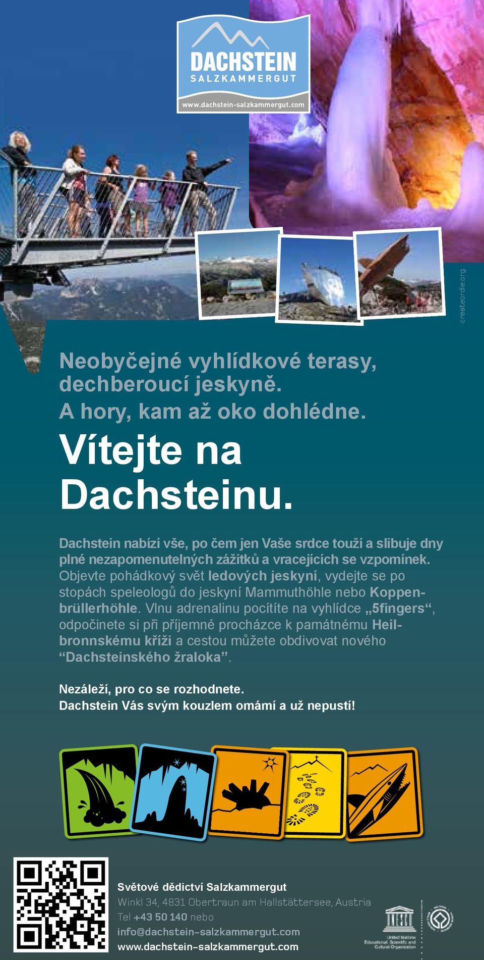 Objevte pohádkový svět ledových jeskyní, vydejte se po stopách speleologů do jeskyní Mammuthöhle nebo koppenbrüllerhöhle.